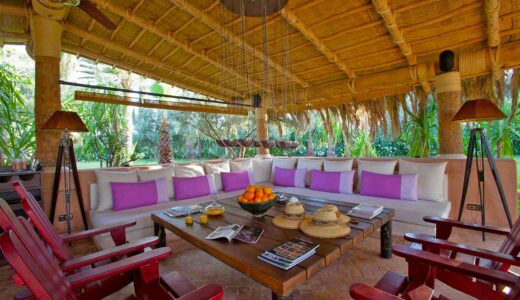 Outdoor Lounge at Inspa Villa Marrakech