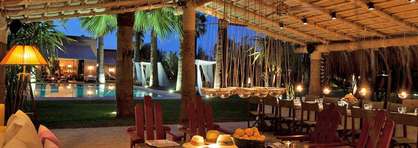 Pool and Lounge Villa Zin Morocco